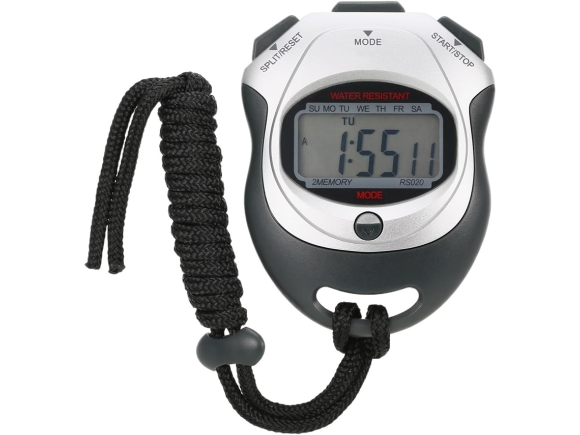 Chronomètre Numérique Etanche, Minuterie Lcd Portable, Compteur De Sport Avec Sangle La Natation,