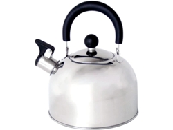 Tetera Silbante De Acero Inoxidable, 4 Litros, Apta Para Placas De Inducción.