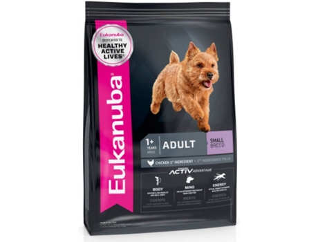 Pienso para Perros EUKANUBA (3 kg - Seco - Adulto - Porte Pequeño - Sabor: Pollo)
