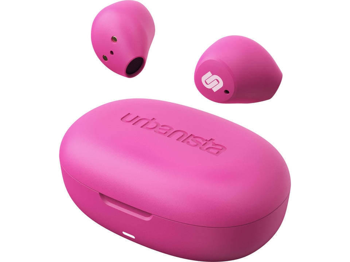 Auriculares Bluetooth True Wireless URBANISTA Lisbon (In Ear - Micrófono - Rosa)