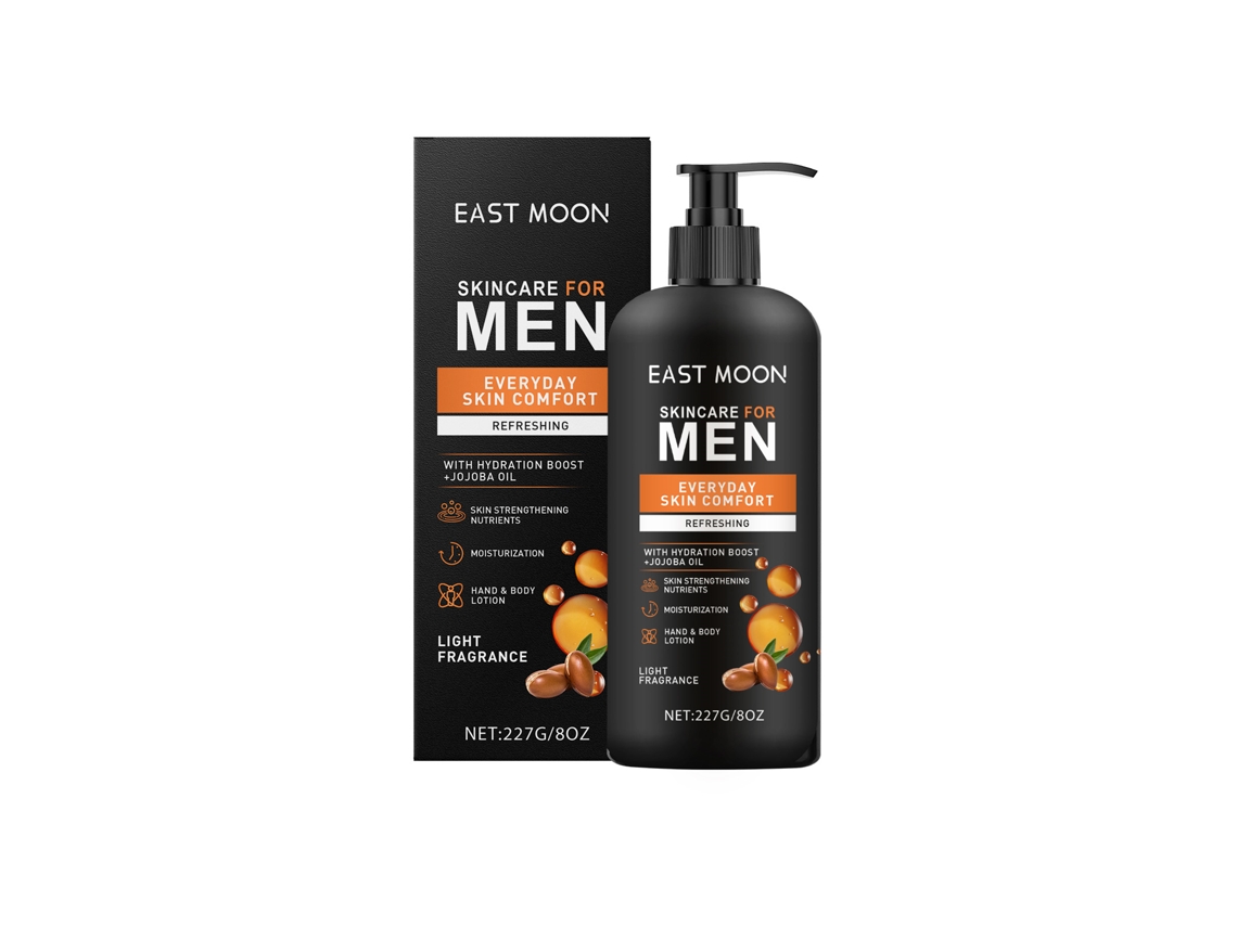 Loción corporal para hombres con aceite de jojoba
