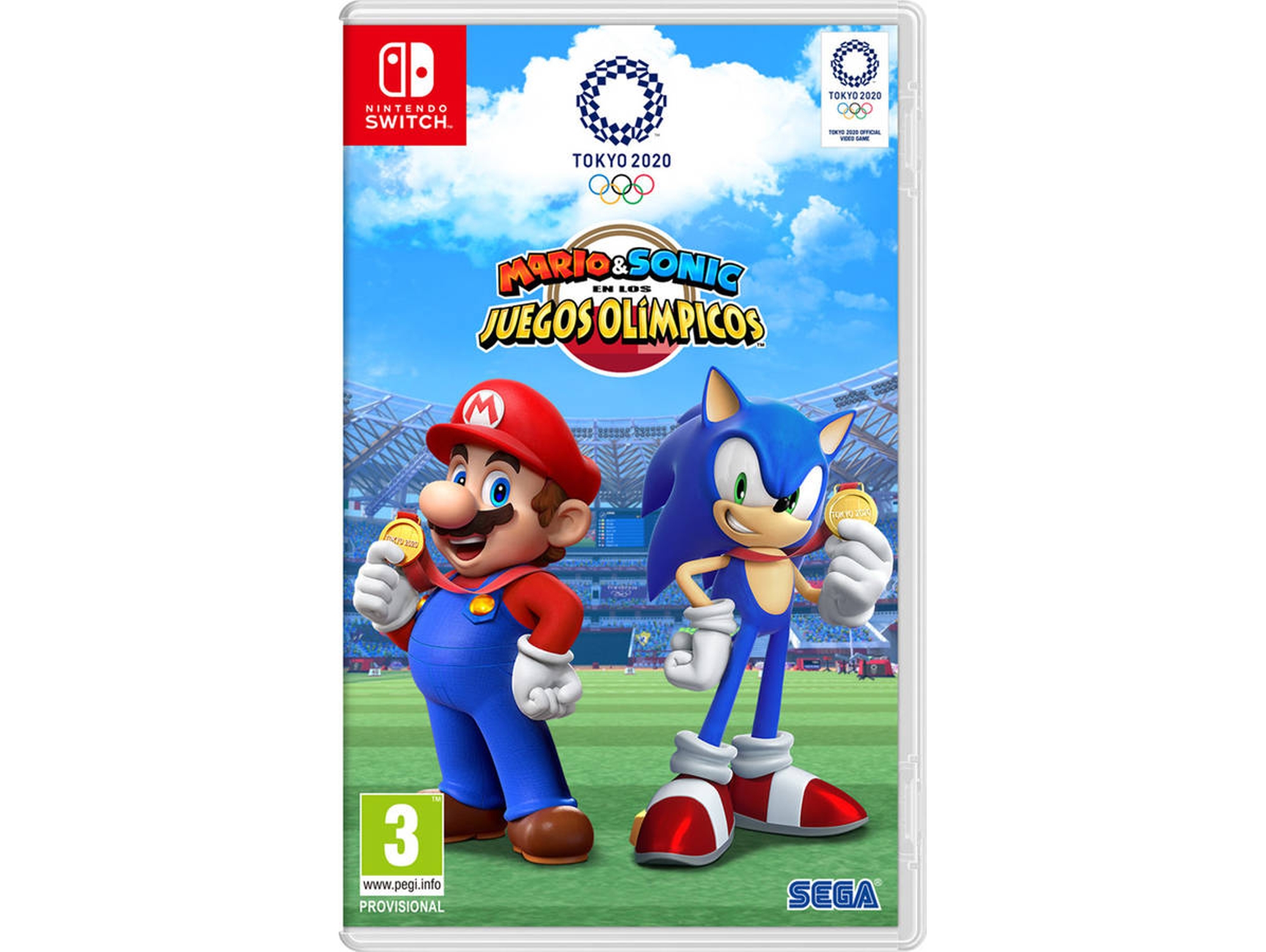 Juego Nintendo Switch Mario&Sonic Juegos Olímpicos Tokyo 2020 (Portada provisional - Deportes - M3)
