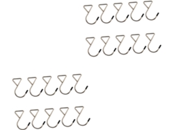 Juego De 2 Lámparas Colgantes Triangulares De Metal Multifuncionales Y Plegables (10 Piezas)