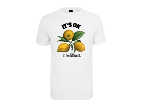 Camiseta para Hombre MISTER TEE (S - Algodón - Blanco)
