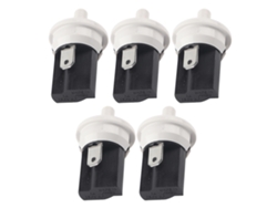 5 Interruptores De Luz Para Puerta De Refrigerador Pbs-35 3a 250v Ca, Plástico, Normalmente Cerrados