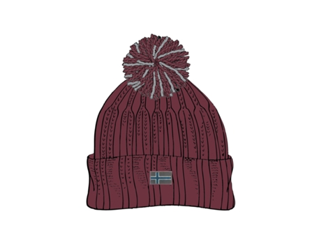 Sombrero de Mujer NAPAPIJRI De Semiury Rojo (Talla Única)