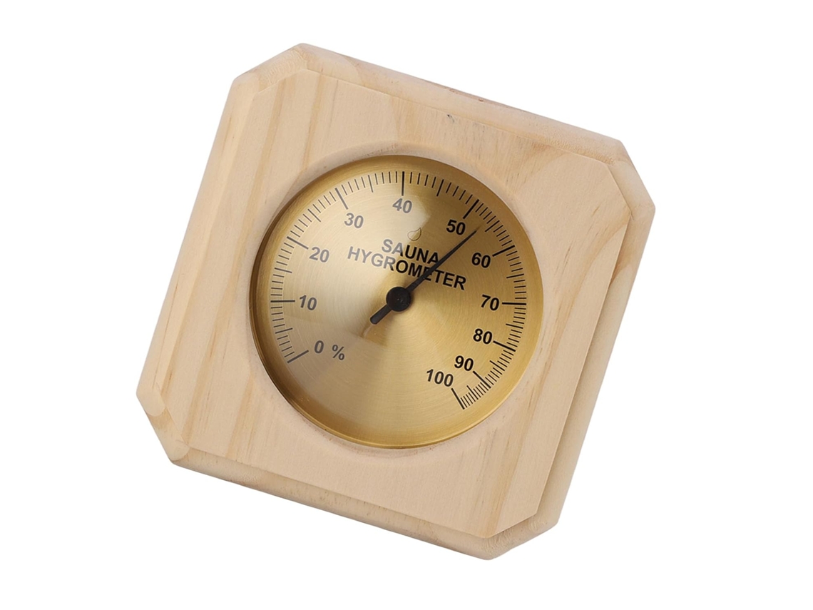 Higrotermógrafo De Madera Para Sauna - Montaje En Pared, Temperatura De Alta Humedad Del Aire