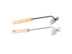 Extractor De Maleza Profesional De Mano Con Mango De Madera Para Jardín, Patio Y Césped.