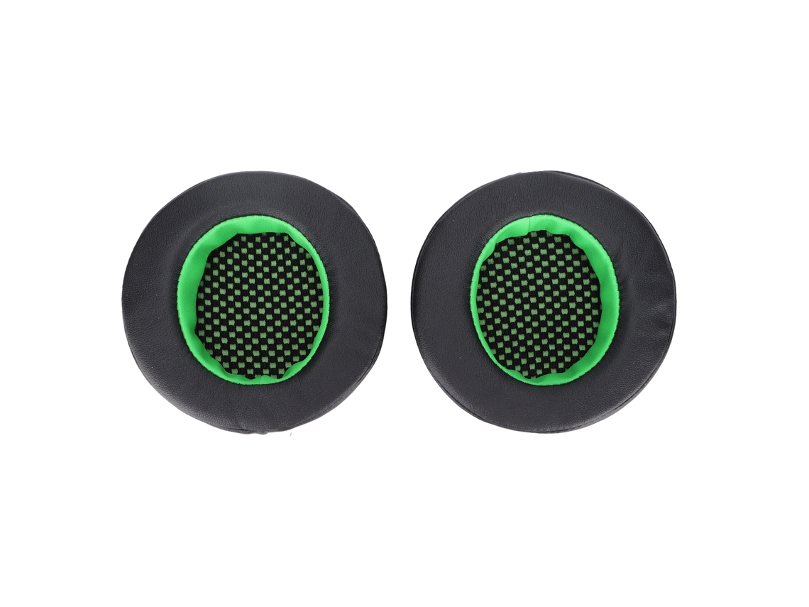 Almohadillas De Repuesto Duraderas Para Auriculares Hecate G4 G4 Pro G30, De Cuero Proteico, Color Negro Y Verde.