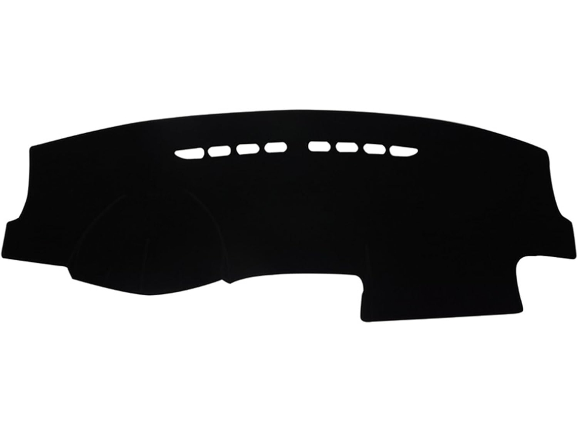 Alfombrilla Parasol De Microfibra Para Salpicadero Coche Golf 6 2010 2011 2012 (negro Rojo)