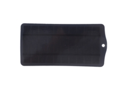 Cargador Solar De Panel De Silicio Monocristalino De 2,5 W Y 5 V Para Dispositivos Electrónicos De 3,7 V A 5 V - Negro