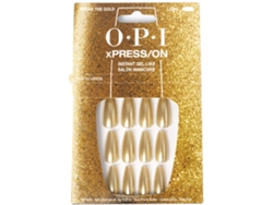 Opi Xpress/on Uñas Artificiales Nail Art break The Gold Opi
