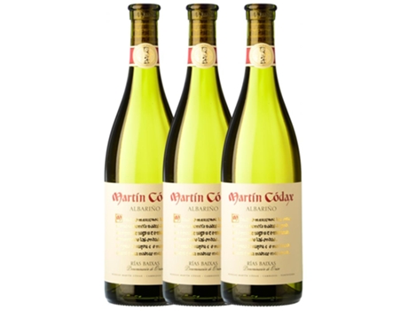 Vino MARTÍN CÓDAX Martín Códax Albariño Rías Baixas (0.75 L - 3 unidades)