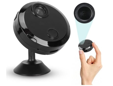 Cámara de vigilancia, cámara de seguridad 1080P con base giratoria de 360 ​​grados, cámara con monitor WiFi para interiores y exteriores, monitoreo...