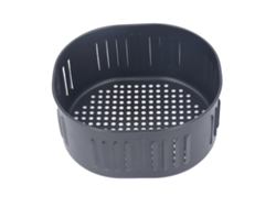 Cesta De Repuesto Para Freidora De 5,5 Litros, De Acero Inoxidable, Antiadherente, Negra, Para Hornear Y Escurrir El Aceite.