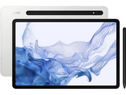 Tablet SAMSUNG Galaxy Tab S8 (11'' - 128 GB - 8 GB RAM - Wi-Fi - Plata)