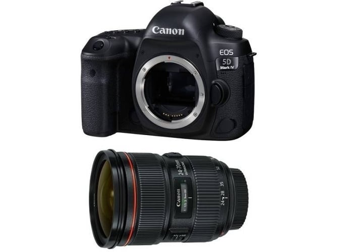 Kit Cámara CANON EOS 5D IV + EF 24-70mm F2.8L II USM (Full-Frame)