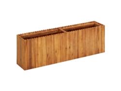 Jardinera VIDAXL Marrón Madera (150x30x50 cm)