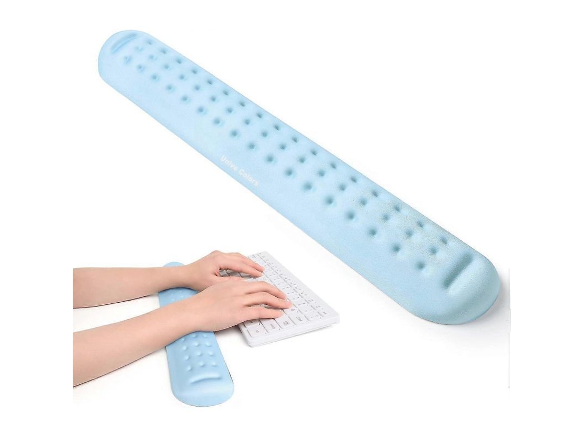 Reposamuñecas Para Teclado Y Ratón Con Espuma Viscoelástica Superfina, Cojín Para La Muñeca Que Facilita La Escritura Y Alivia El Dolor En La Oficina.