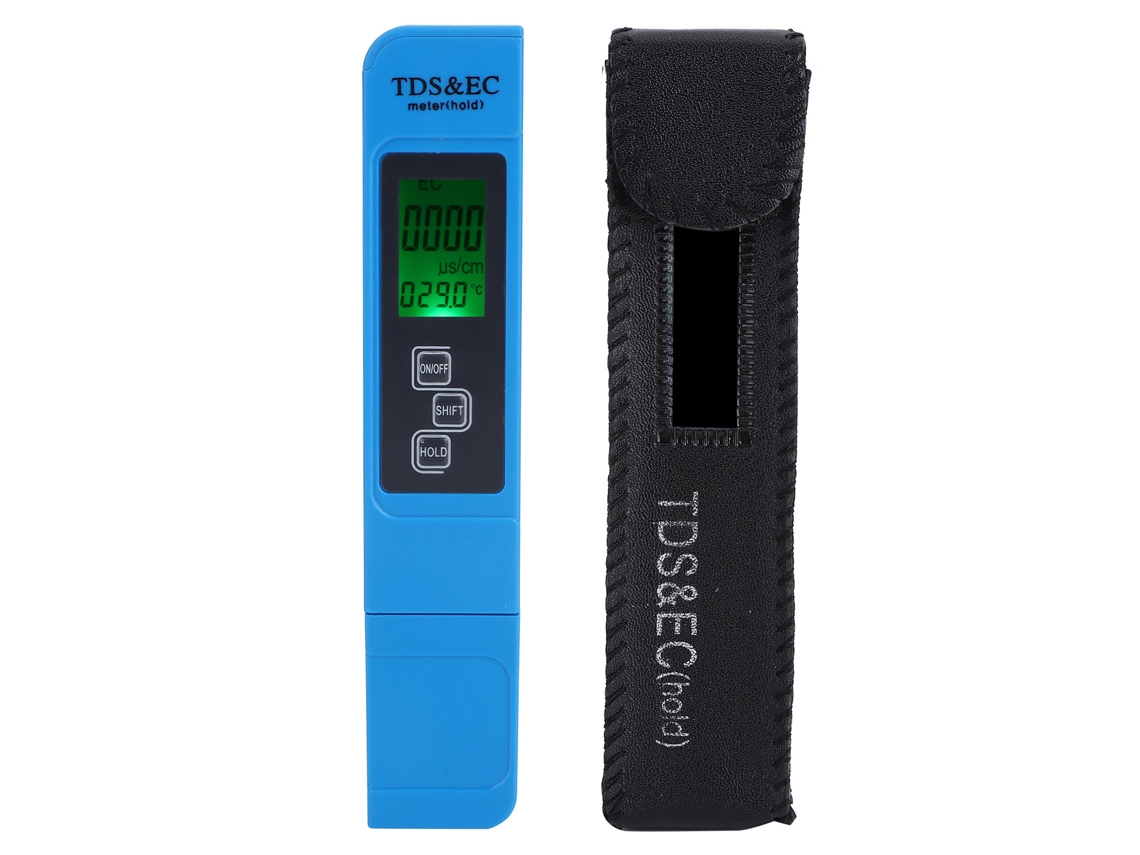 Medidor Portátil De Conductividad Eléctrica (tds/ec) Con Pantalla Lcd Para Agua Potable, Piscinas Y Laboratorios.