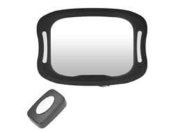 Espejo retrovisor para coche Baok Baby con luz LED suave, amplio ángulo ajustable de 360°, monitoriza los movimientos del bebé, seguro.