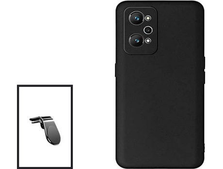 Kit Carcasa + Soporte de Auto Realme Gt Neo2 GIFT4ME Negro