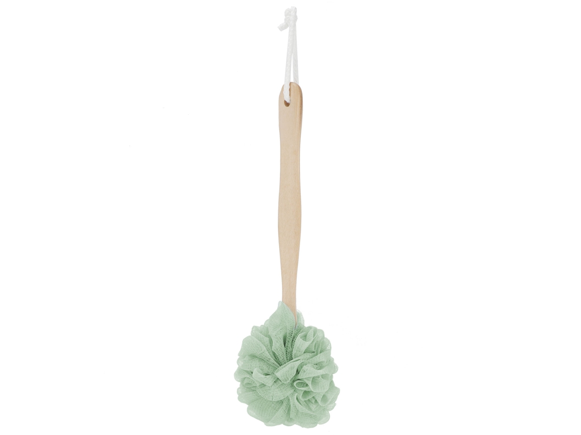 Cepillo De Baño De 5 Piezas Con Mango Largo, Bola De Baño Suave, Cepillo Para La Espalda Para El Baño, Verde