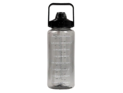 Botella De Agua Deportiva Motivacional De 2l Con Pajita De Plástico. Rosewell