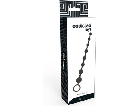 Estimulador ADDICTED TOYS BEADS-ADTOYS29 (Negro - 29 cm)