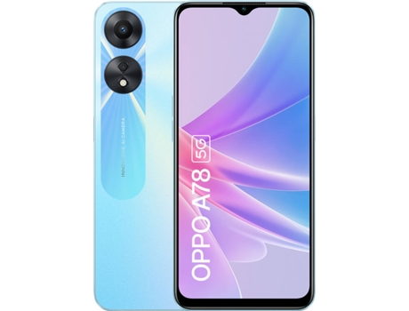Smartphone OPPO A78 5G (6.56'' - 8 GB - 128 GB - Azul)