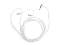 Cabo De Áudio Ofc Platado Com Prata 25 Núcleos Balançado 2.5mm Para Shure Se215 Se535 Se846 Ue900