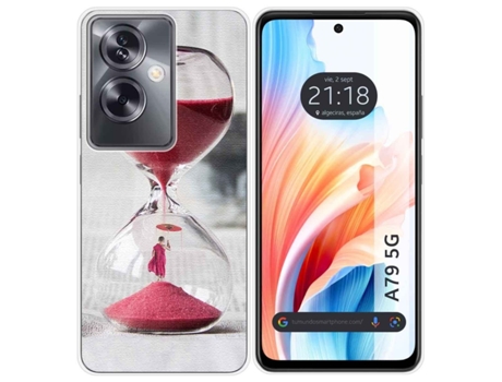 Funda Silicona para Oppo A79 5G diseño Reloj Dibujos TUMUNDOSMARTPHONE