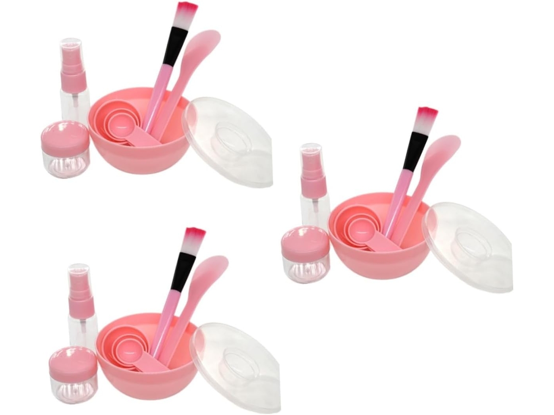 Juego De 27 Piezas Para Mascarillas Faciales: Tazón, Brocha, Cuchara Y Botella Rociadora Para El Cuidado De La Piel.