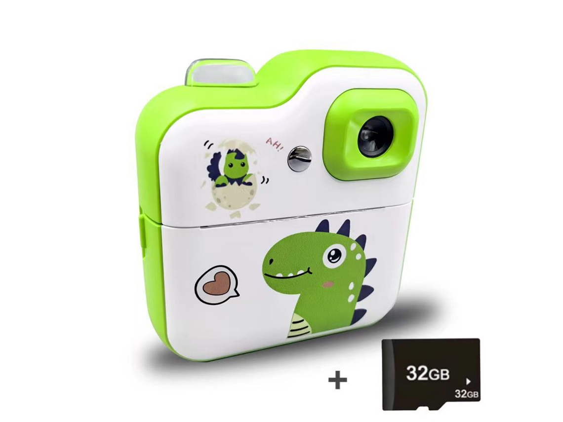 Cámara instantánea Eifson de 2,4 pulgadas con temporizador automático y grabación de vídeo de 1080p con tarjeta de 32 GB.