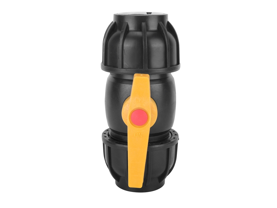 Conector de válvula de bola de plástico de 50 mm para accesorios de tubería