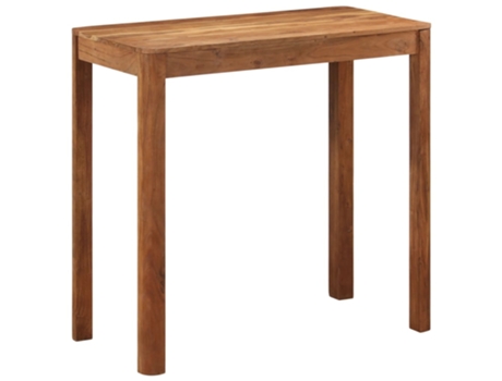 Mesa alta de cocina VIDAXL Marrón Madera (110x55x106 cm)