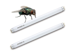 Lámpara De Repuesto Fsl T8 F10w Bl Para Matamoscas, Tubo Uv De 34,5 Cm Para 20w (2 Unidades)