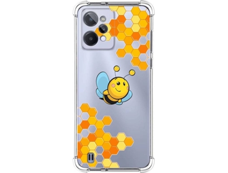 Carcasa para Realme C31 TUMUNDOSMARTPHONE Dibujos Antigolpes Abeja Multicolor