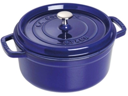 Cacerola STAUB (Azul - Hierro Fundido - 22 cm)