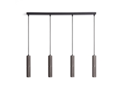 Lámpara Colgante Aluminio Breixo 4 Focos LEDKIA