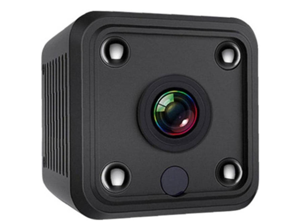 Minicámara Bestvite con WiFi HD 1080p, audio deportivo y visión nocturna (negra)