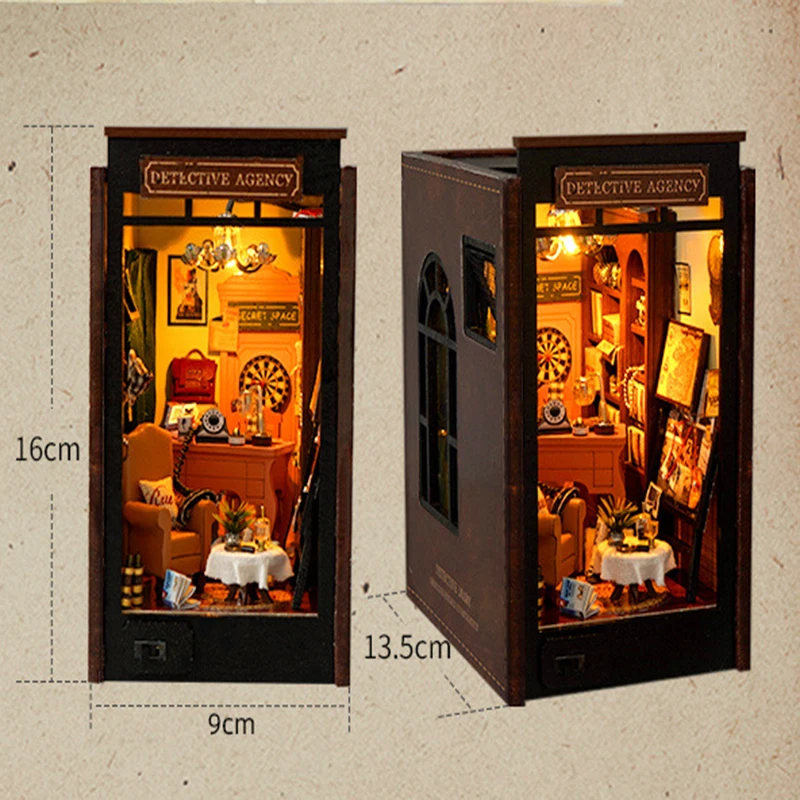 (tl5) Casa De Muñecas En Miniatura Esférica Para Armar, Modelo De Ensamblaje De La Serie Dream Bottle