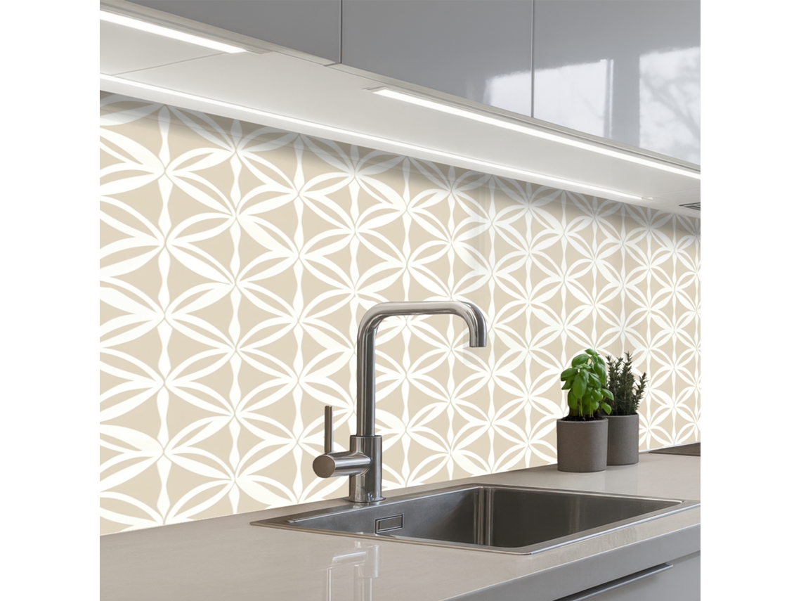 Salpicaderos De Cocina Motivo - Moderno - Beige 200x60 Cm