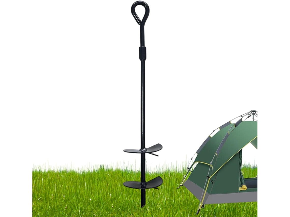 Estaca De Suelo Para Trampolín: Perforación De Alta Resistencia, Longitud Vertical De 40 Cm, Fijación De Seguridad Con