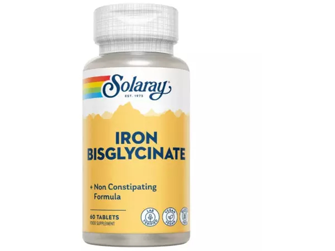 Hierro Bisglicinato Hierro Bisglicinato 60 Comprimidos Solaray
