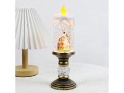 Lámpara de vela musical recargable Yuysan modelo D para decoración navideña