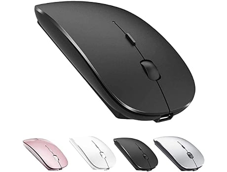 Bluetooth Mouse,Rechargeable Inalámbrico Mouse For Macbook Pro/Macbook Air,Bluetooth Inalámbrico Mouse For Laptop/Pc/Mac/Ipad Pro/Computer St-001