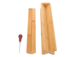 Soporte De Madera Portátil Para Perforar Con Punzón Para Suministros De Encuadernación