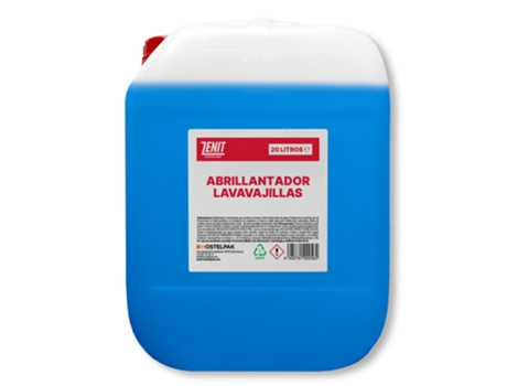 HOSTELPAK 20L Abrillantador lavavajillas abrillantador para máquinas lavavajillas Productos de limpieza Menaje Limpieza vajilla automática Limpieza...