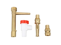 Llave para válvula de riego subterráneo G3/4 de latón
